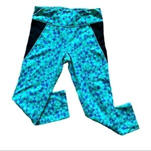 Athleta Girl Geometric Pattern Leggings | XL (14)